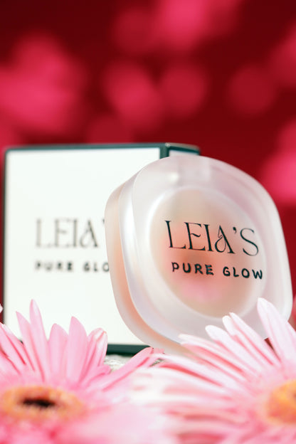 Petal Pop powder blush compact in soft rosy pink